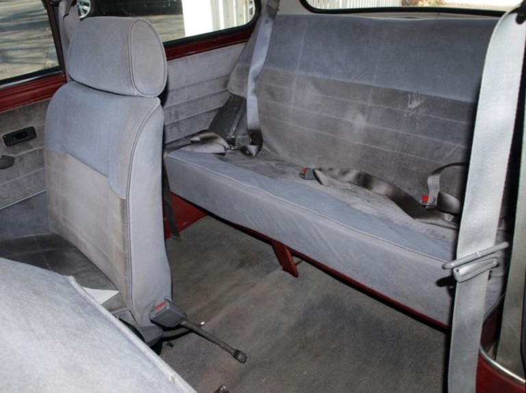 Banquette arrière réservée aux enfants