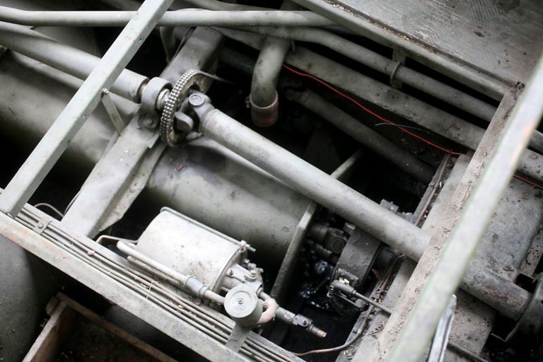 Entrainement et renvoi pour l'hélice