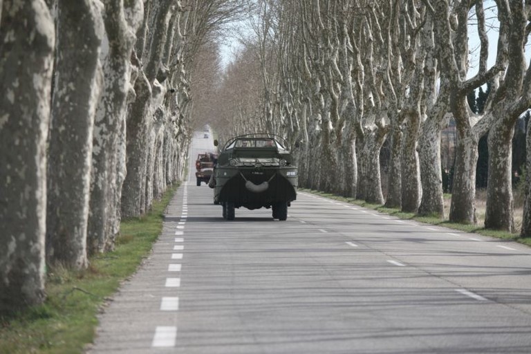 En route Pour Paris a bord du DUKW