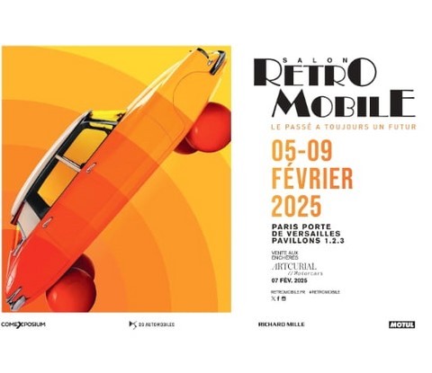 Affiche Rétromobile 2025