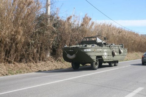 Nationale 7 avec le DUKW fils électriques ne sont pas d'origine