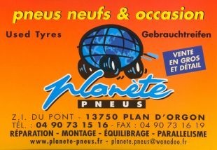 carte planète pneus