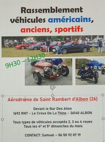 Rassemblement véhicules américains